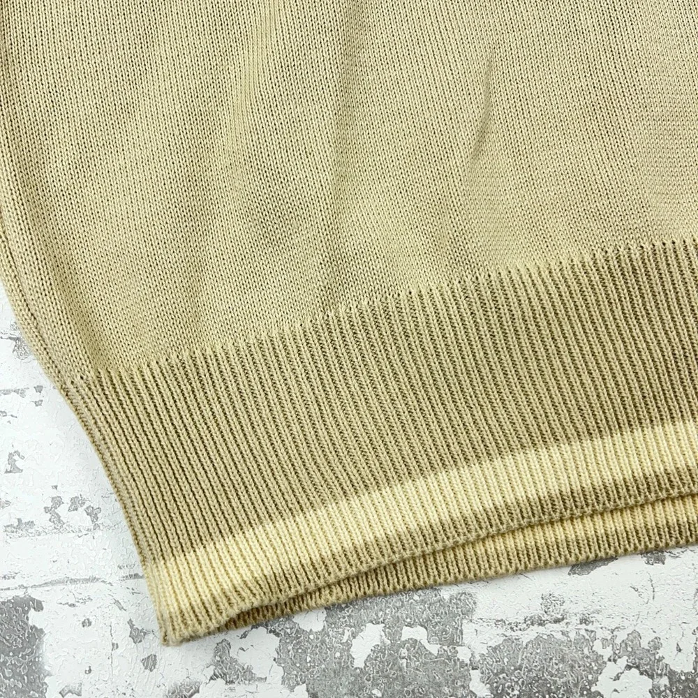 Tennessee Volunteers Sweater Men XL‎ Tan Brown V Neck Knit Pullover Golf Adult